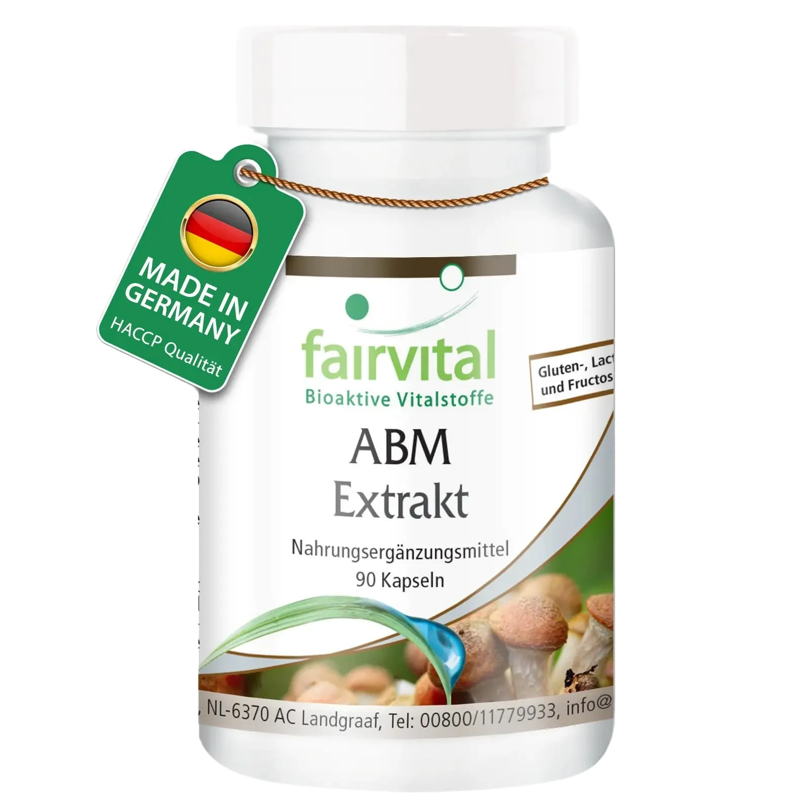 ABM (Agaricus blazei Murill) Extrakt - 90 Kapseln - Hochdosiert und Vegan | Fairvital ABM (Agaricus blazei Murill) Extrakt - 90 Kapseln - Hochdosiert und Vegan | Fairvital