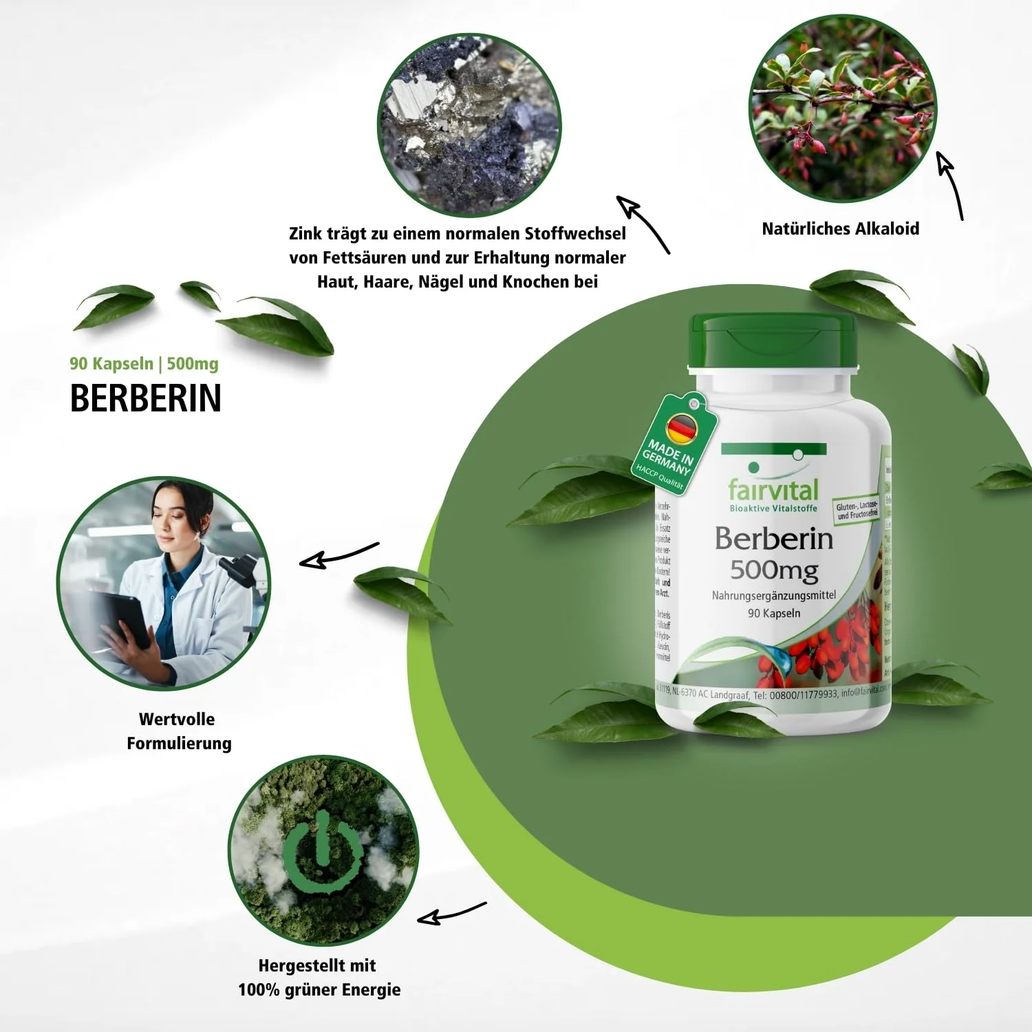Berberina 500mg
