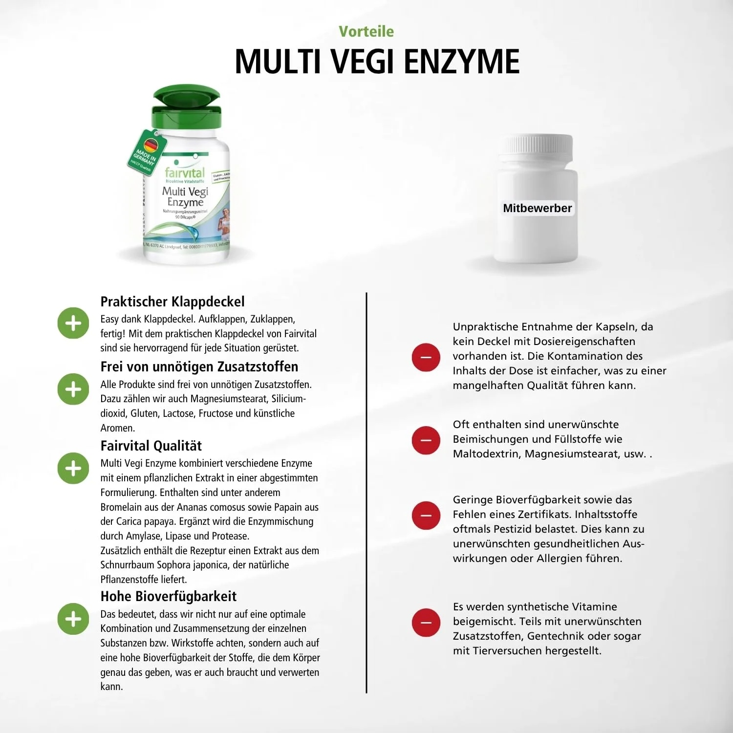 Multi Vegi Enzimi - 90 Capsule
