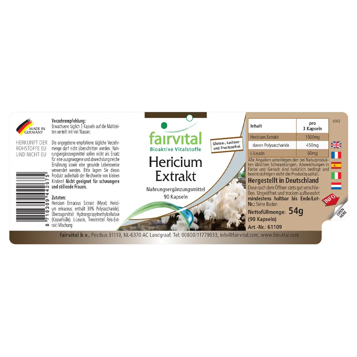 Hericium extract 500m Hericium extract 500m