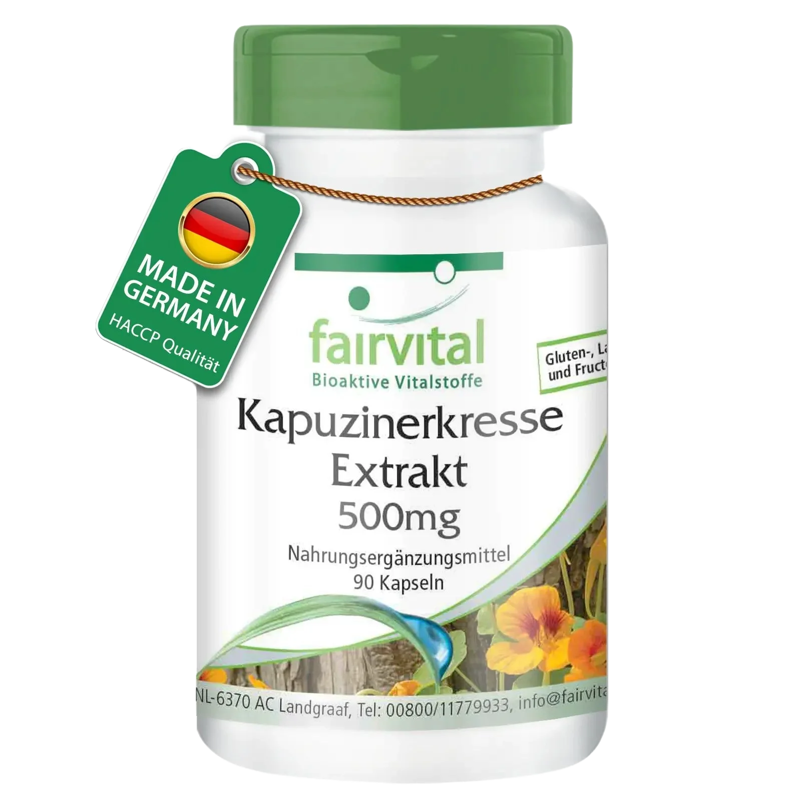 Nasturtium extract 500mg - 90 capsules Nasturtium extract 500mg - 90 capsules