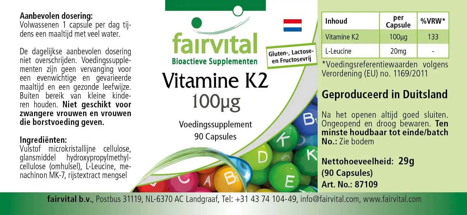 Vitamin K2 100µg