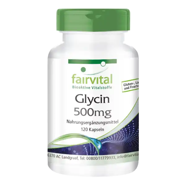 Glycine 500mg - 120 capsules Glycine 500mg - 120 capsules
