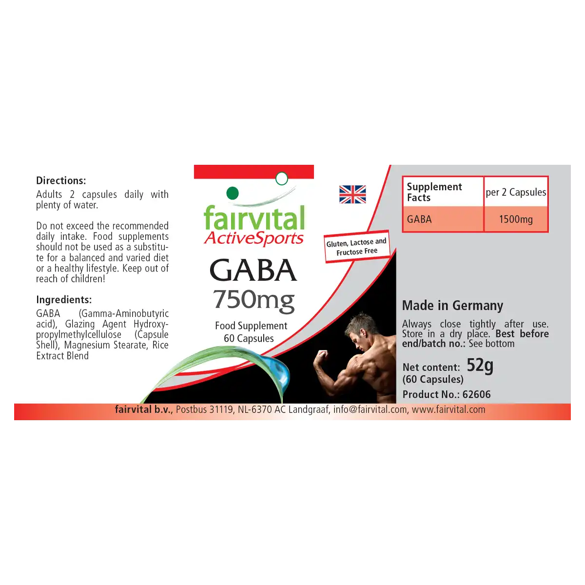 GABA 750mg - 60 Capsules GABA 750mg - 60 Capsules