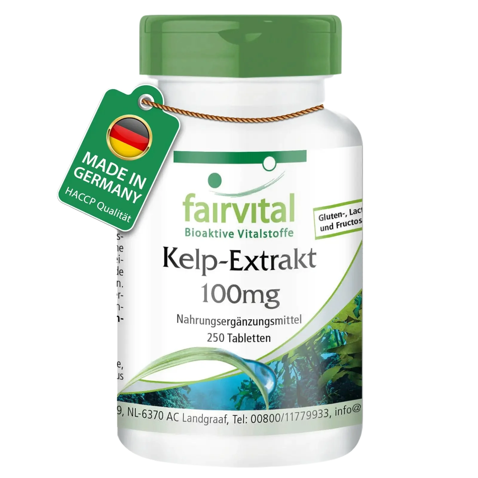 Kelpextract - 250 tabletten Kelpextract - 250 tabletten