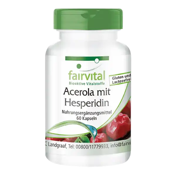 Acerola con Hesperidina - 60 Cápsulas