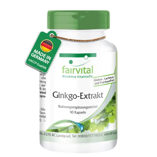 Ginkgo-extract 100mg - 90 capsules Ginkgo-extract 100mg - 90 capsules