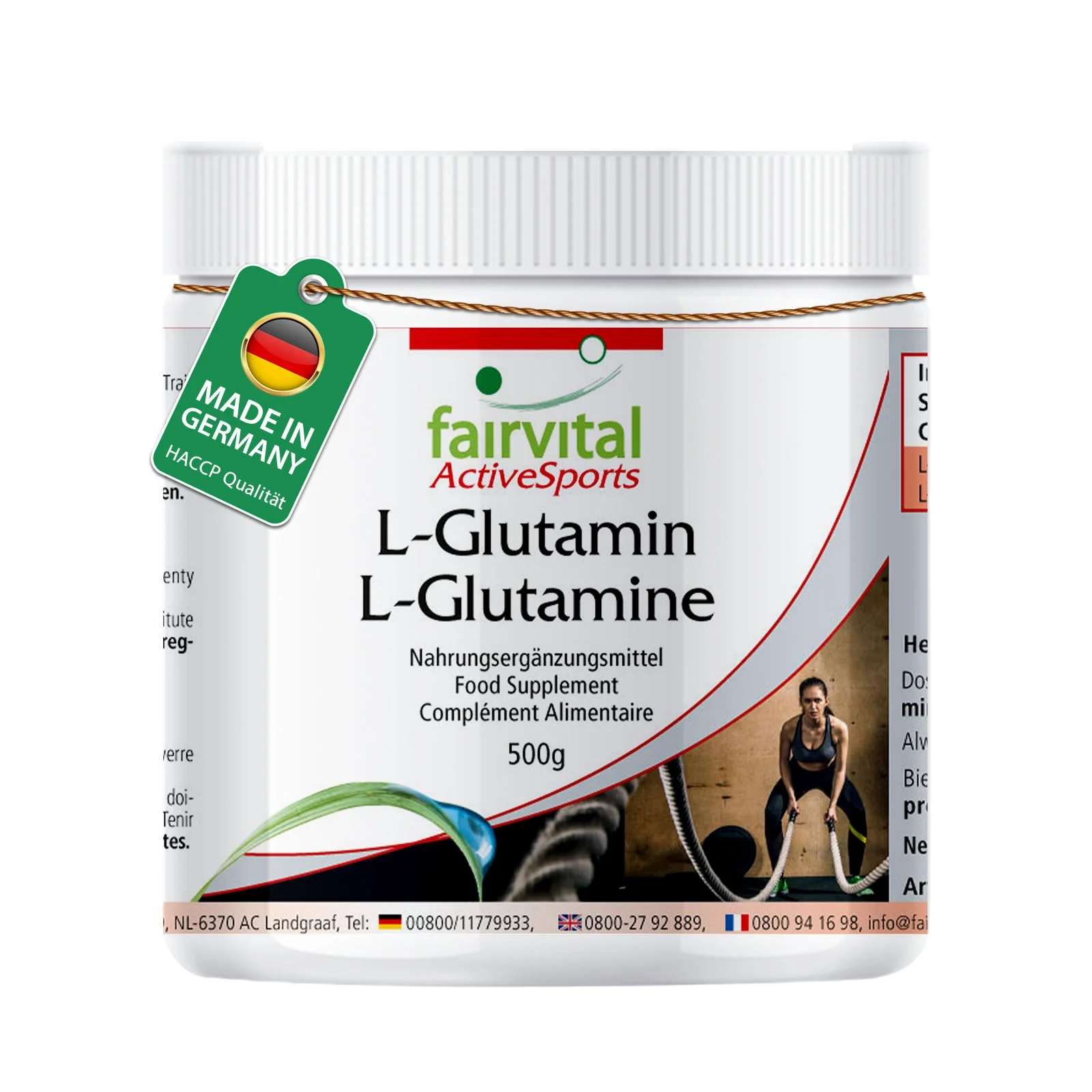 L-Glutamine - 500g Powder