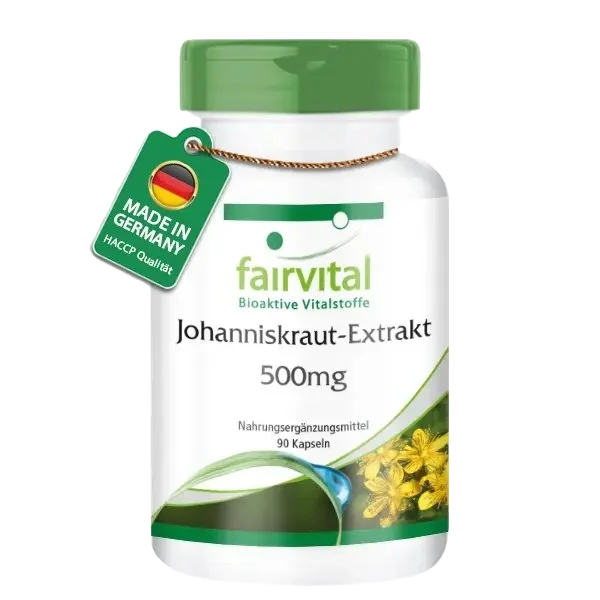 St John's Wort Extract 500mg - 90 Capsules