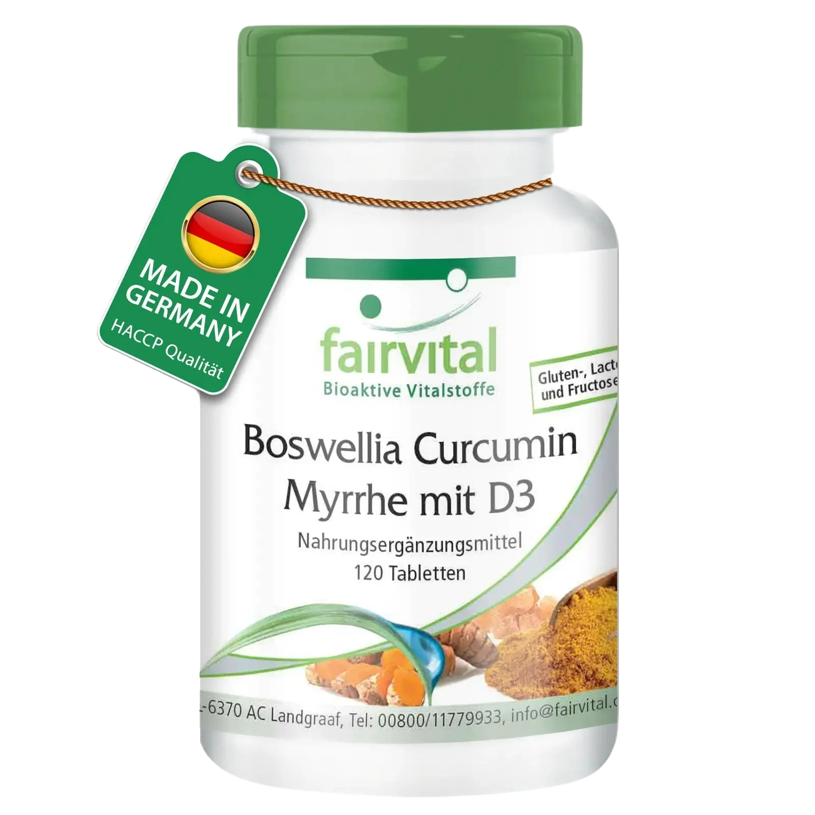 Boswellia Curcumine Mirre met D3 Boswellia Curcumine Mirre met D3