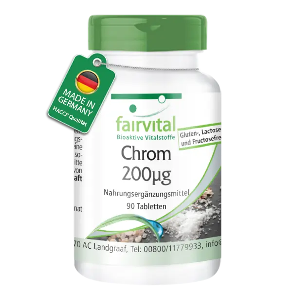 Chroom 200µg - 90 tabletten