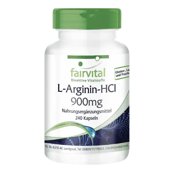 L-Arginina 900mg - 240 Cápsulas
