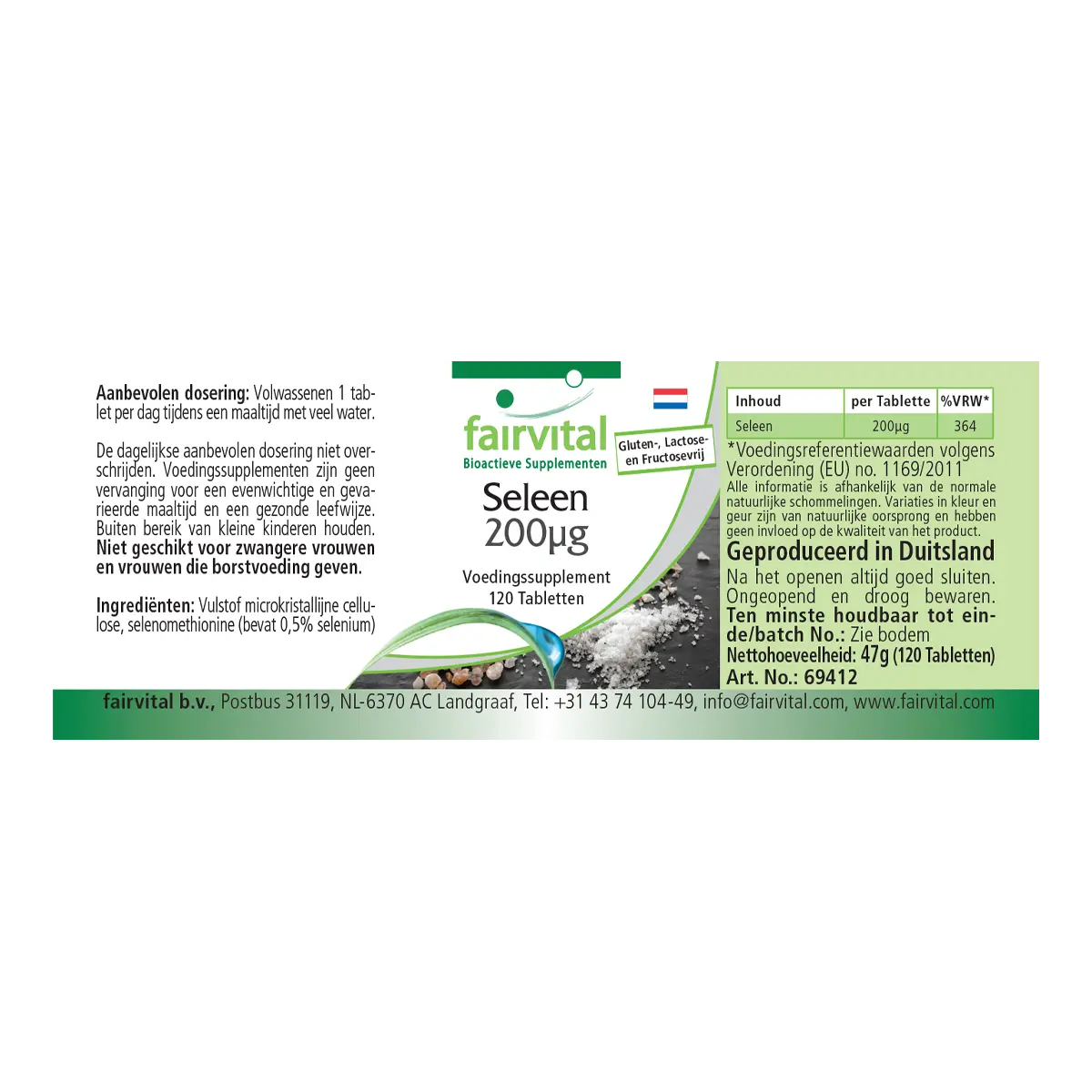 Selen 200µg aus Selenomethionin - 120 Tabletten - für Schilddrüse, Haare, Immunsystem - Hochdosiert und Vegan | Fairvital Selen 200µg aus Selenomethionin - 120 Tabletten - für Schilddrüse, Haare, Immunsystem - Hochdosiert und Vegan | Fairvital