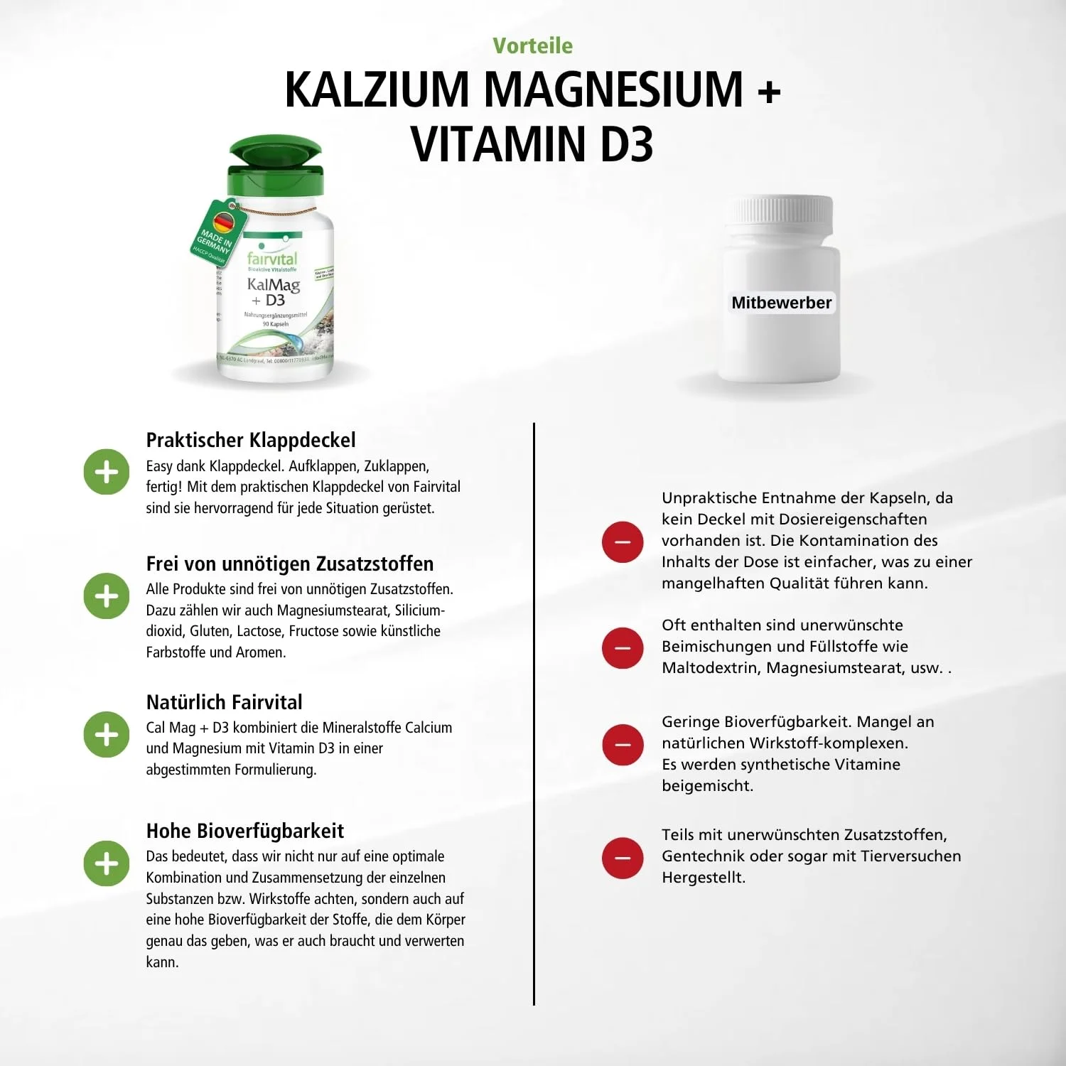 CalMag con D3 - 90 capsules