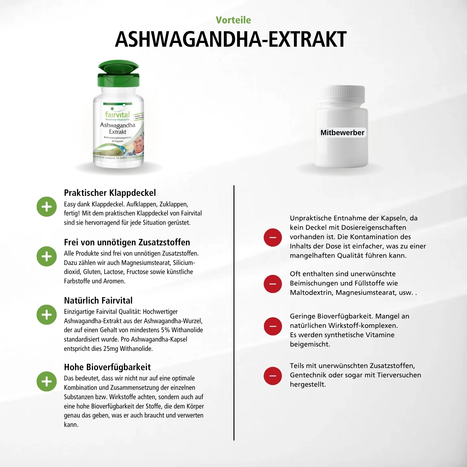 Ashwagandha-extract 500mg - 60 capsules