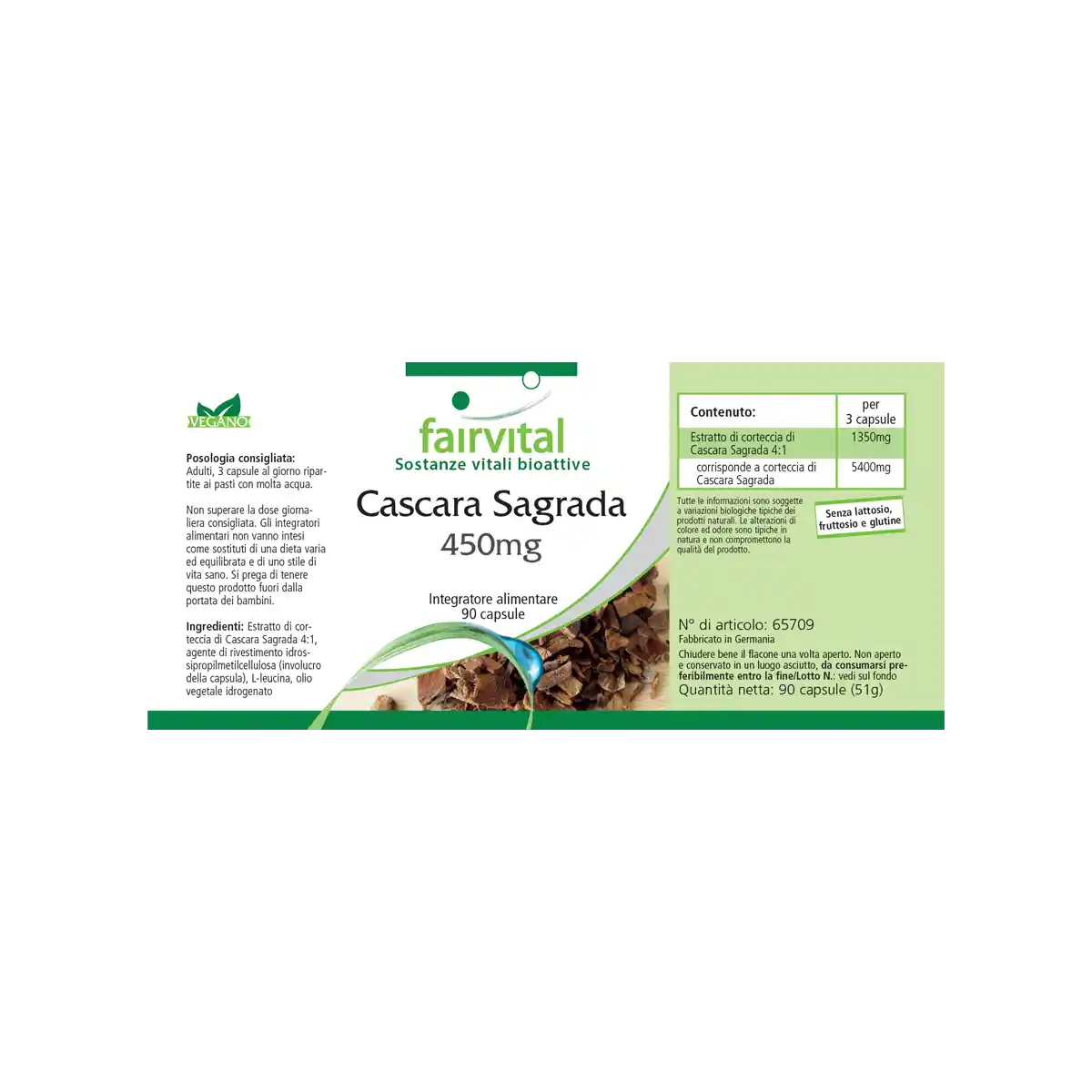 Cáscara Sagrada 450mg - 90 Cápsulas Cáscara Sagrada 450mg - 90 Cápsulas