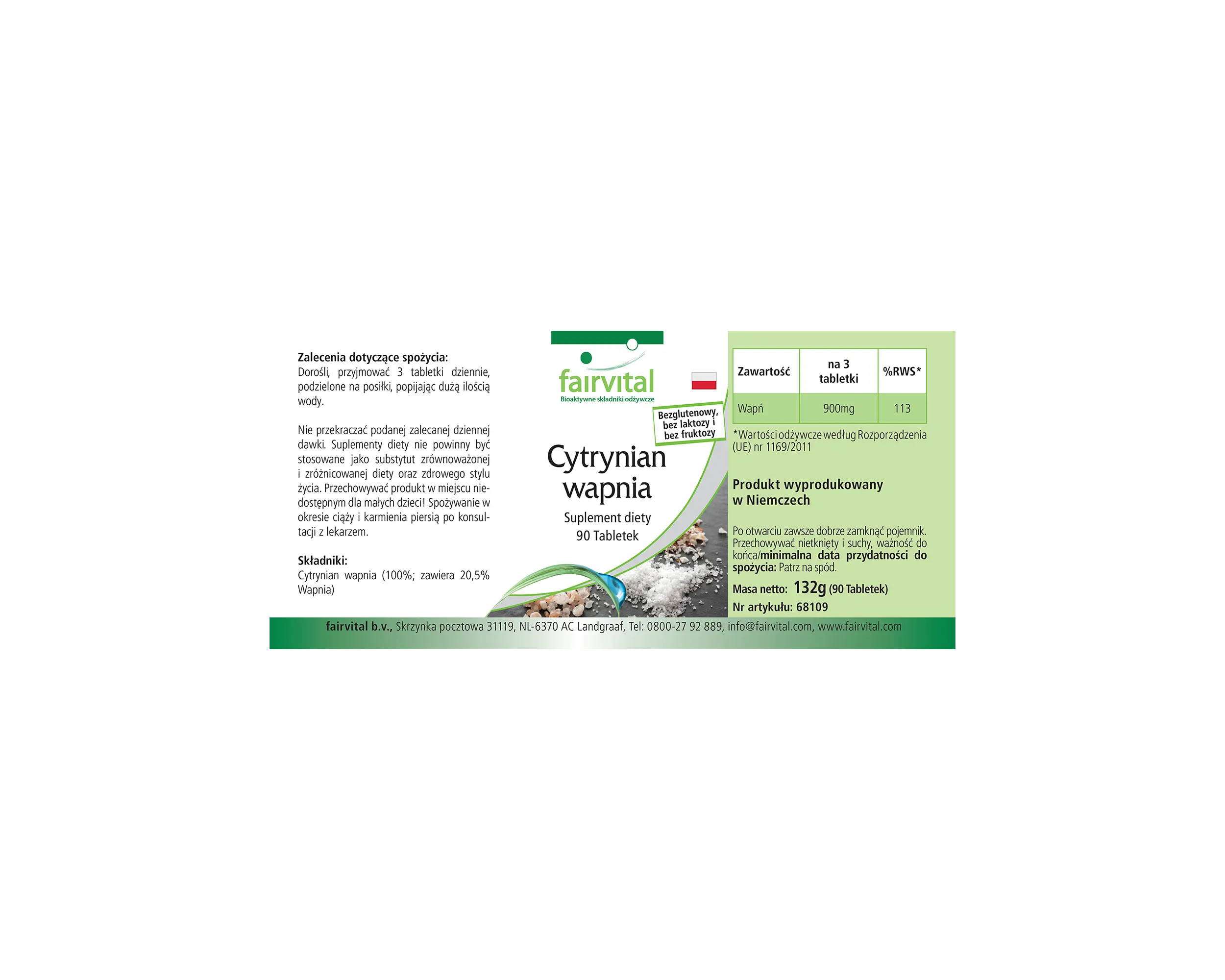 Calcium citrate containing 300mg calcium - 90 tablets