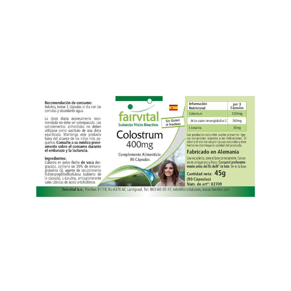 Colostrum 400mg - 90 capsules Colostrum 400mg - 90 capsules