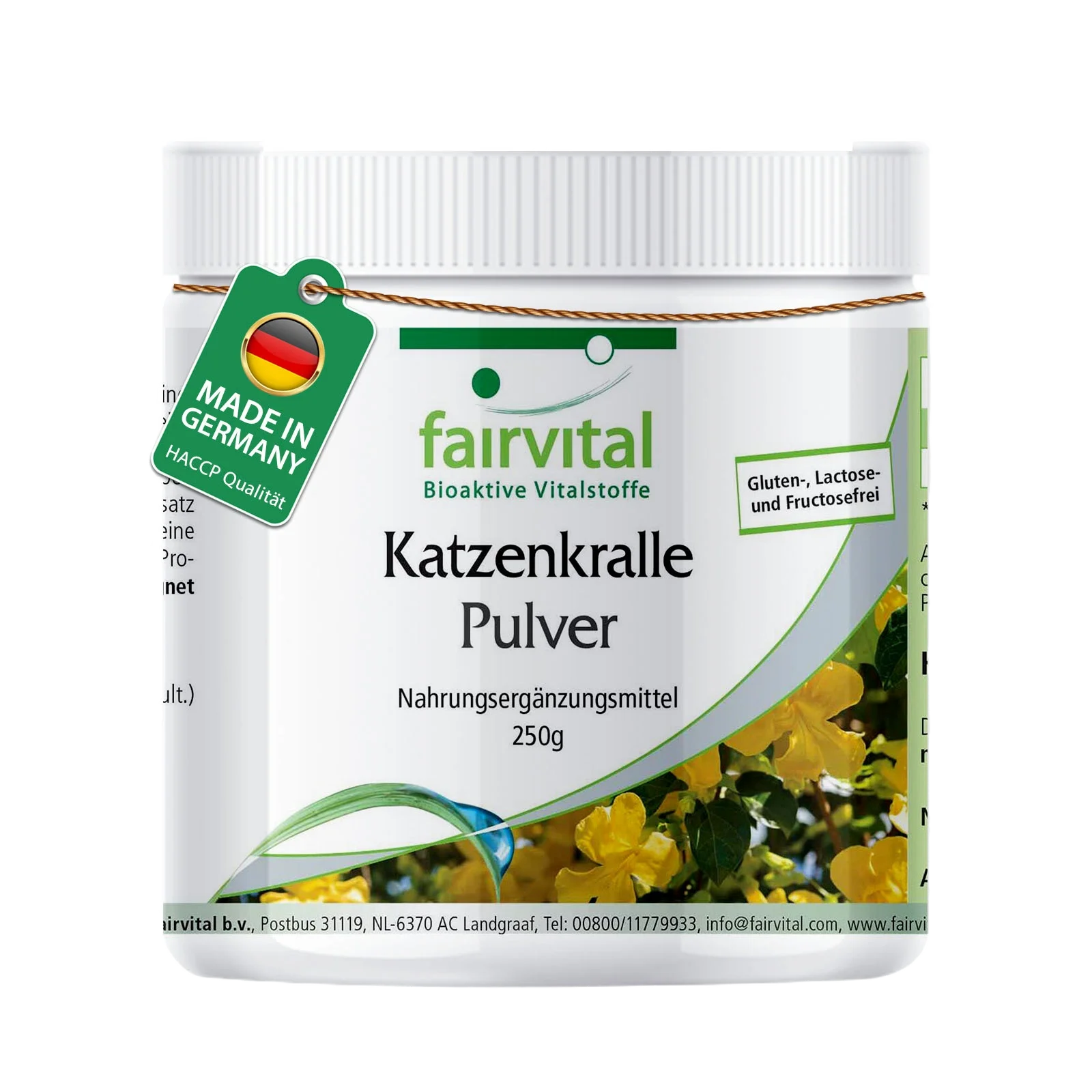 Kattenklauwpoeder met vitamine C - 250g Kattenklauwpoeder met vitamine C - 250g