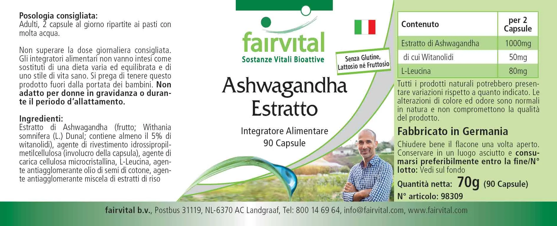 Ashwagandha-extract 500mg - 90 Capsules Ashwagandha-extract 500mg - 90 Capsules