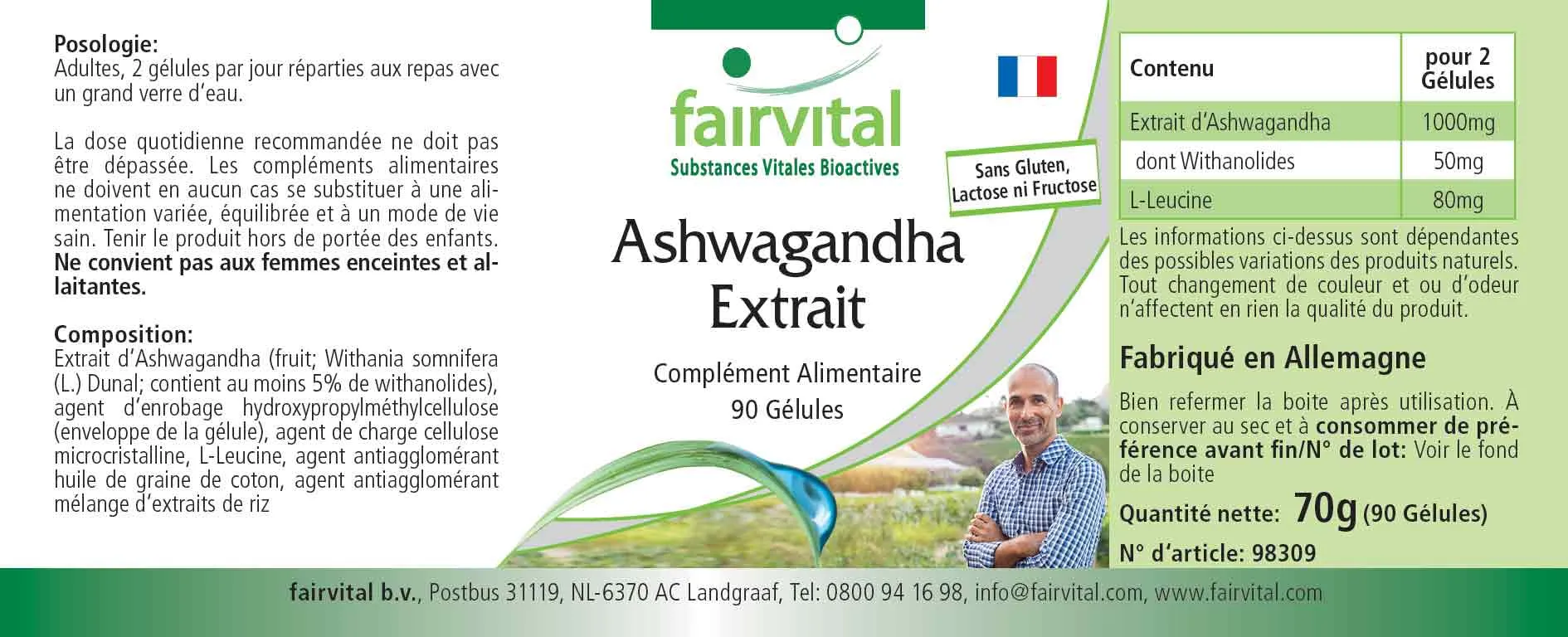 Ashwagandha-extract 500mg - 90 Capsules Ashwagandha-extract 500mg - 90 Capsules