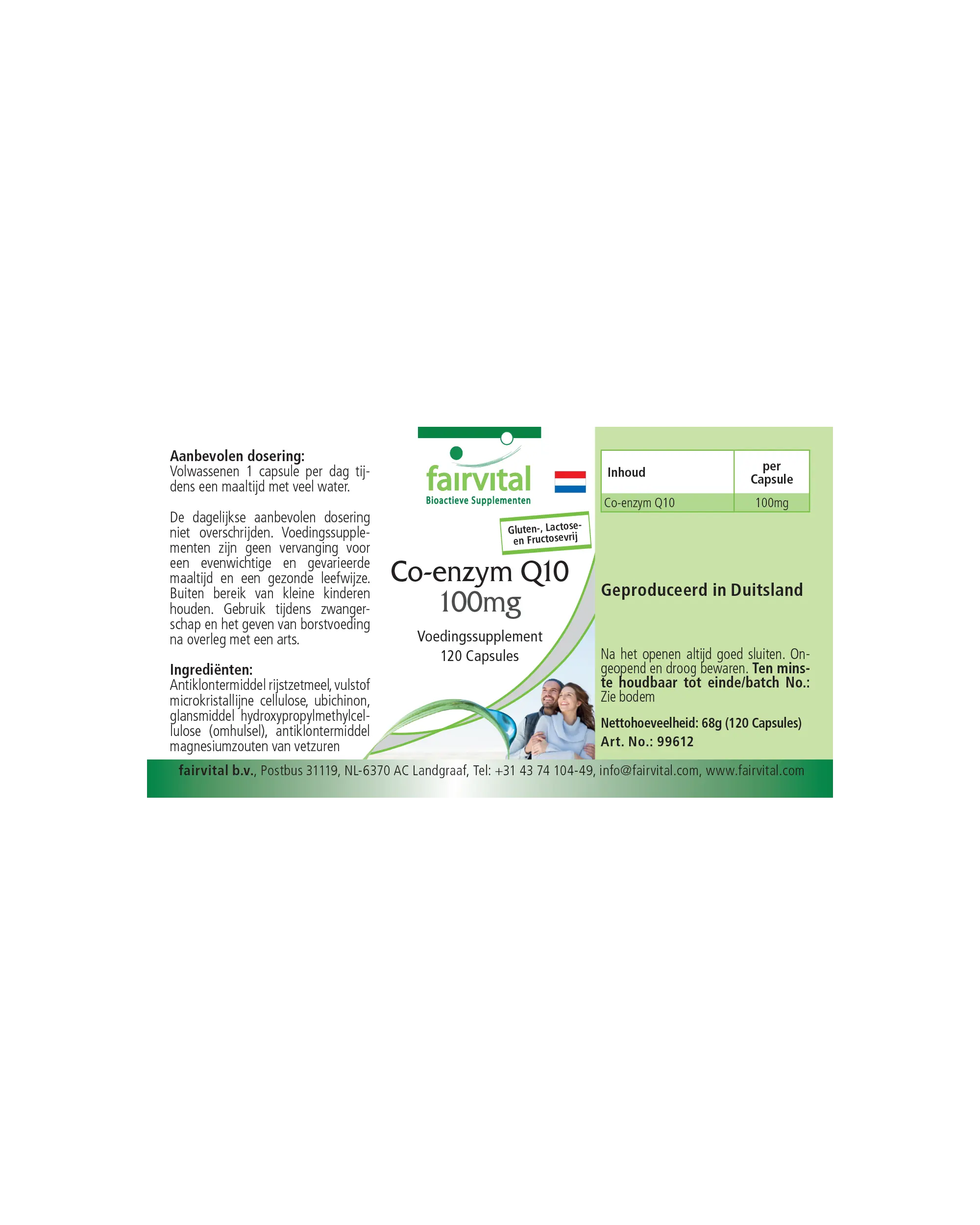 Co-Enzima Q10 100mg - 120 Cápsulas