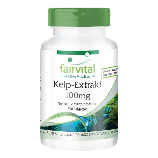Extracto de Alga Kelp 100mg - 250 comprimidos