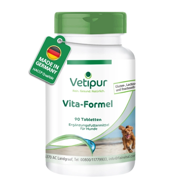 Vita Formula - 90 tablets for dogs | Vetipur Vita Formula - 90 tablets for dogs | Vetipur