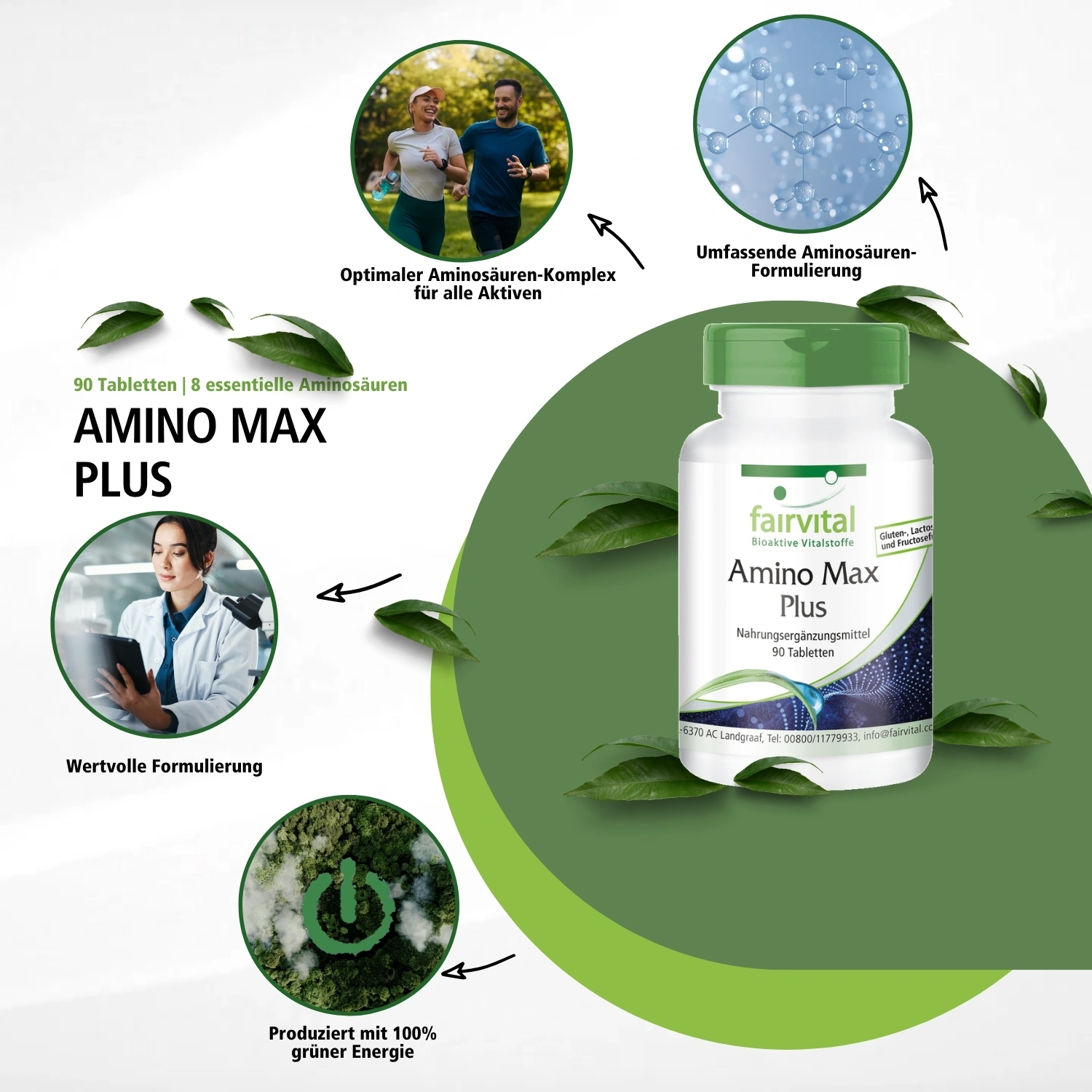 Amino Max Plus - 90 tabletten
