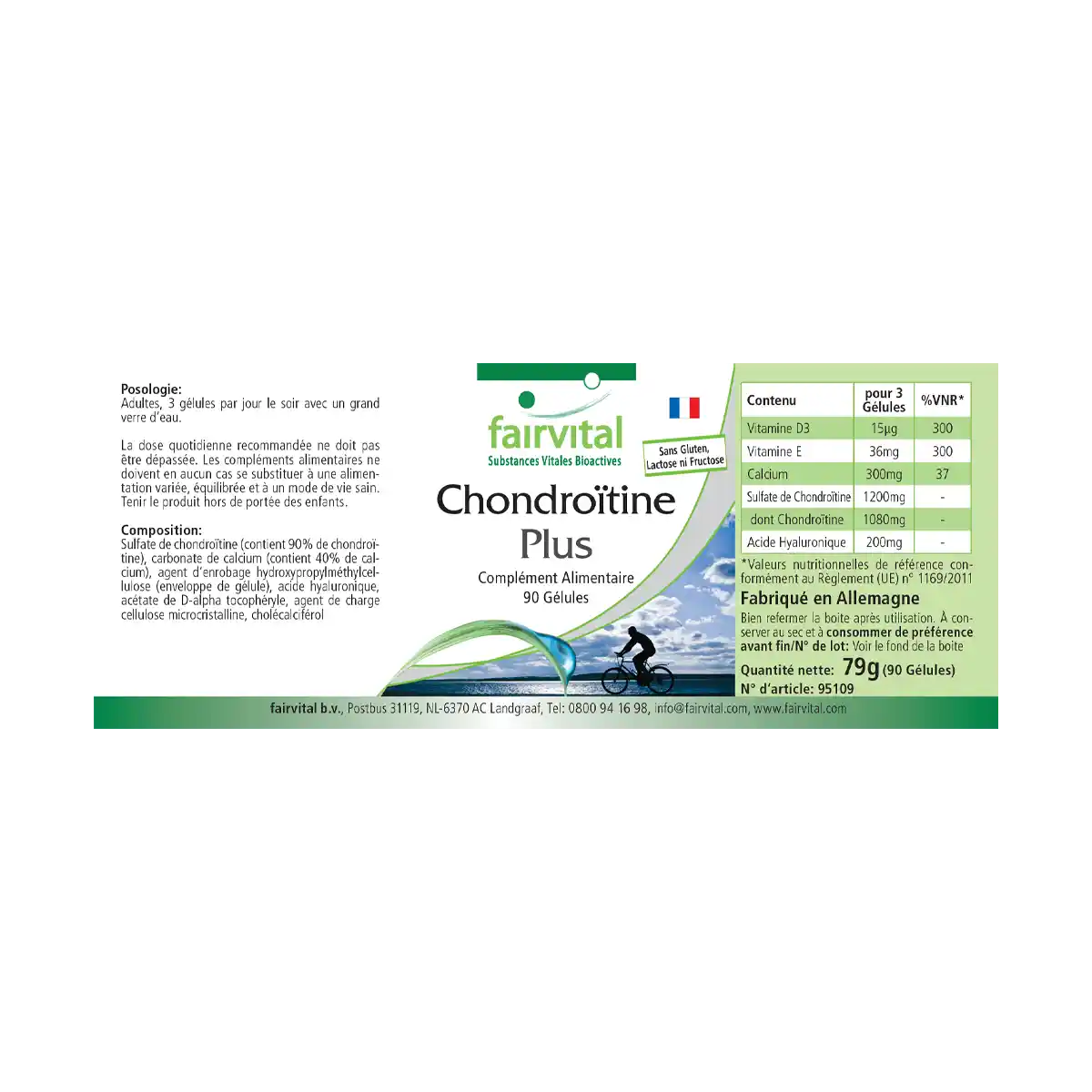 Chondroïtine Plus - 90 capsules Chondroïtine Plus - 90 capsules
