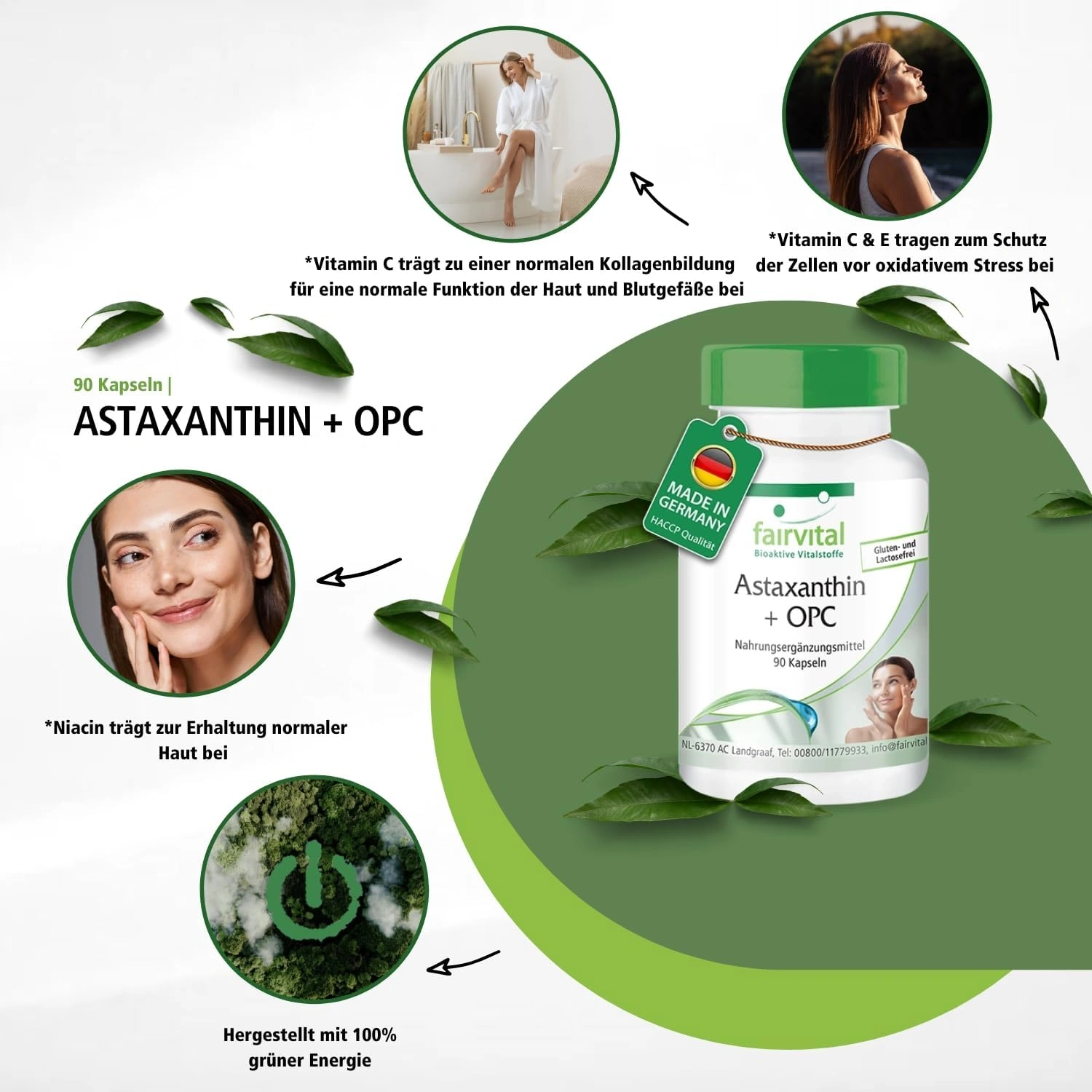 Astaxanthine + OPC - 90 Capsules