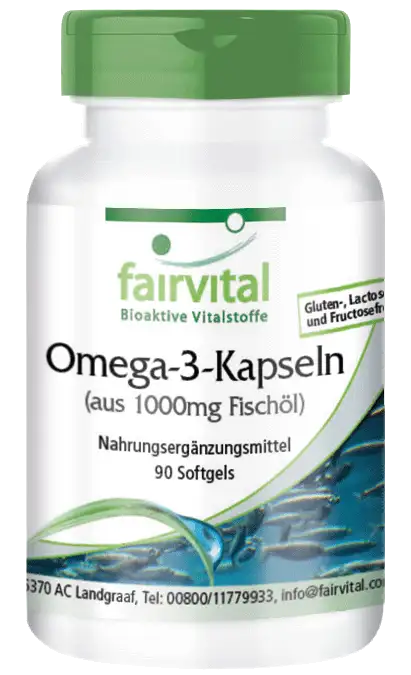 Omega-3 Capsules from 1000mg Fish Oil – 90 Softgels