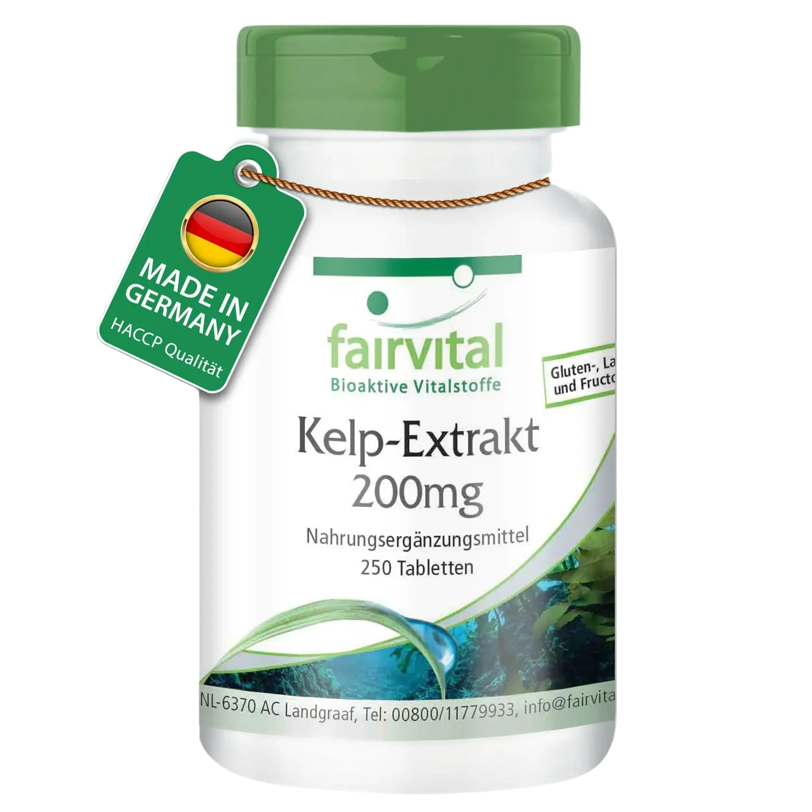 Kelpextract 200mg - 250 tabletten Kelpextract 200mg - 250 tabletten
