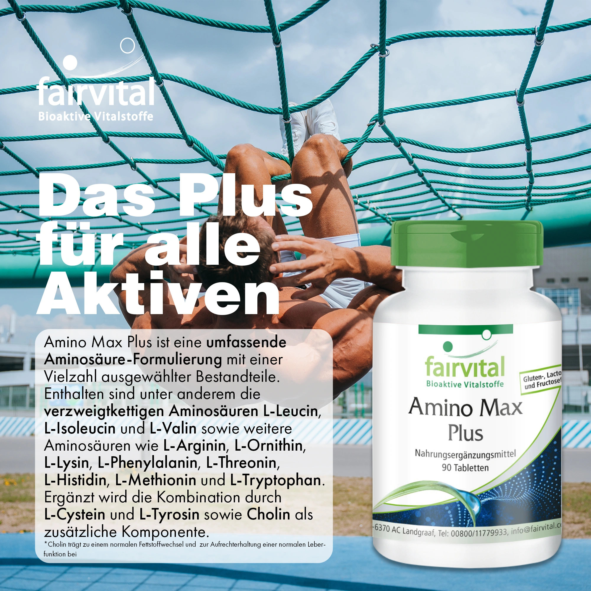 Amino Max Plus - 90 tabletten