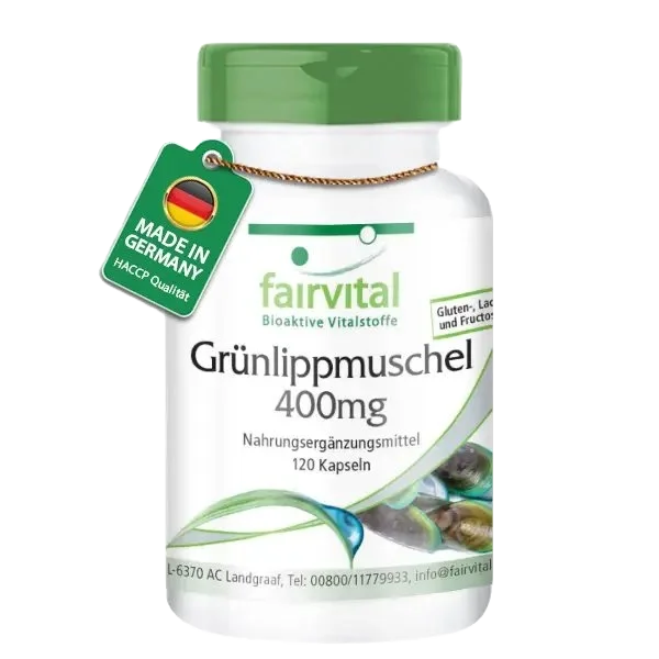 Groenlipmossel 400mg - 120 capsules Groenlipmossel 400mg - 120 capsules