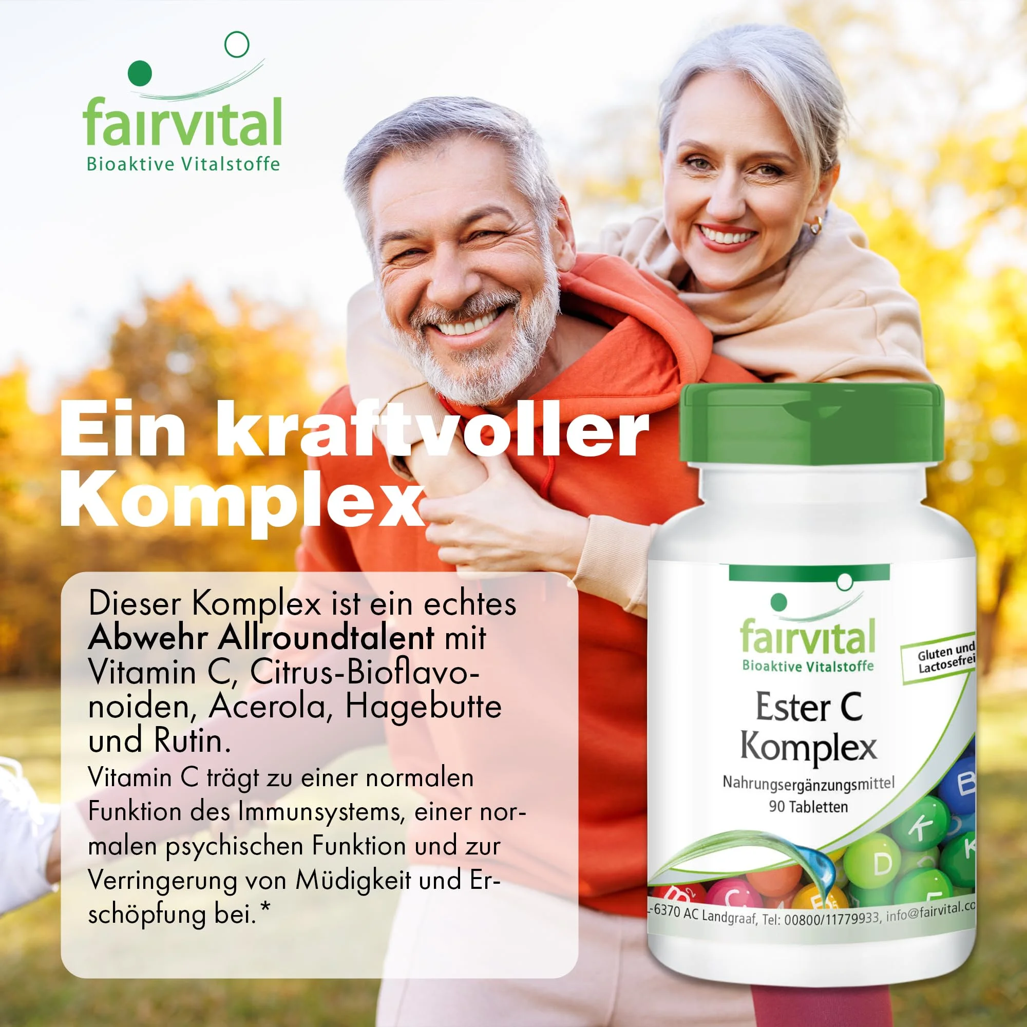 Ester C complex - 90 tabletten - gemakkelijk in te nemen