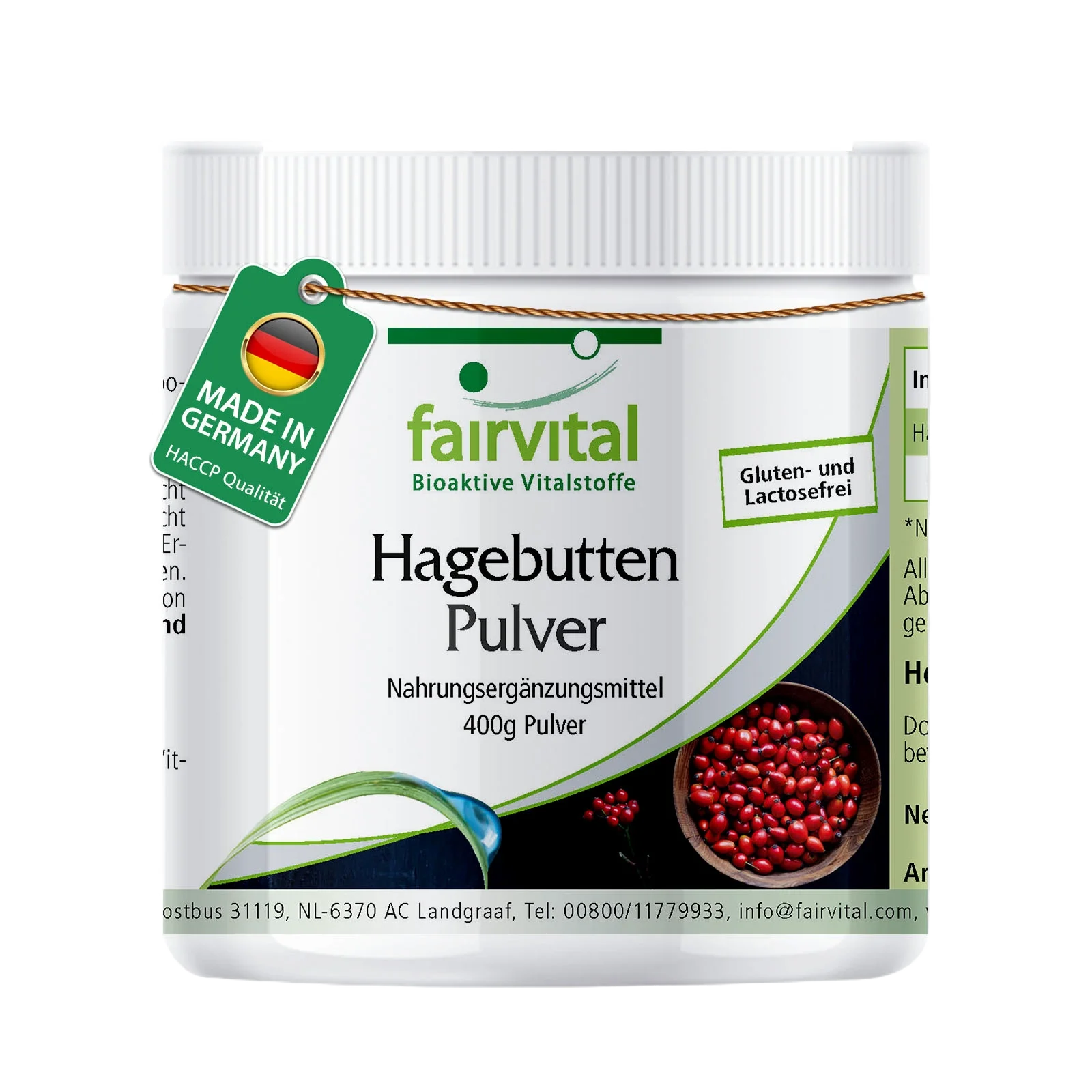 Rozenbottelpoeder - 400g Rozenbottelpoeder - 400g