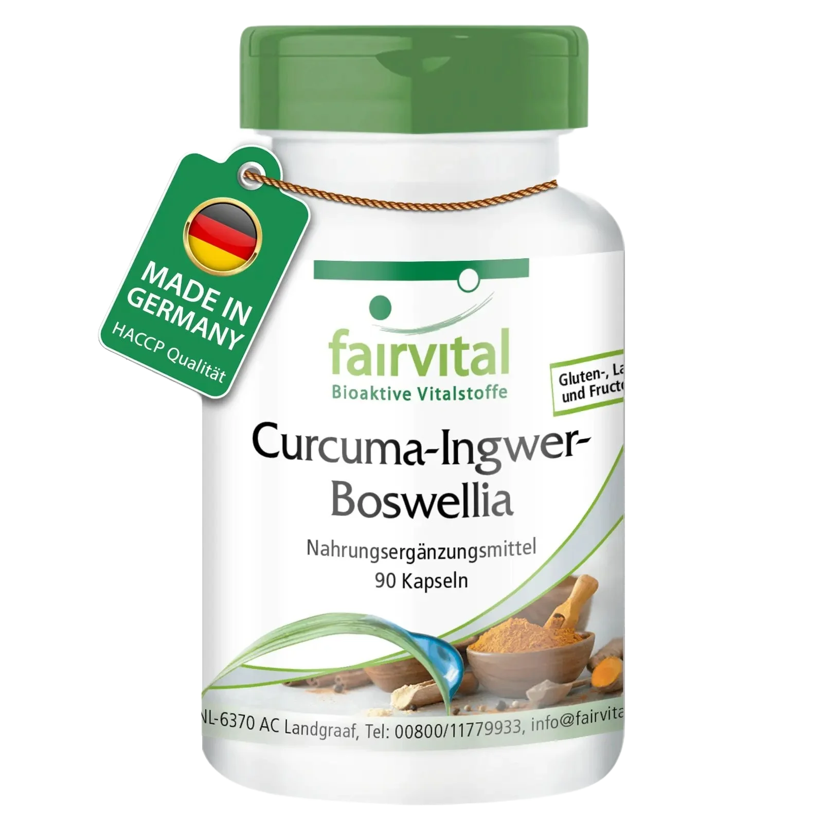 Kurkuma - Gember - Boswellia - 90 Capsules Kurkuma - Gember - Boswellia - 90 Capsules