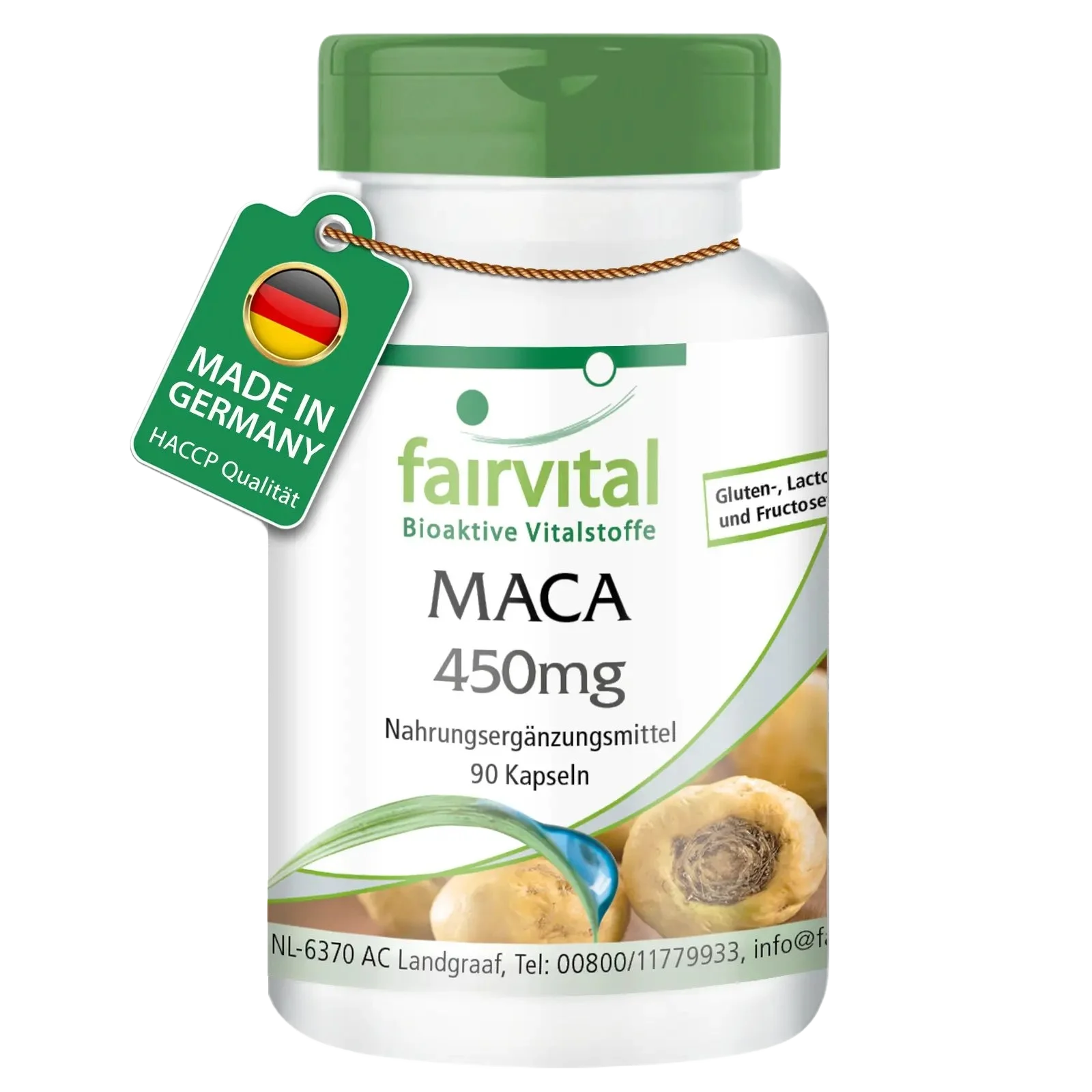 Maca 450mg - 90 Capsules