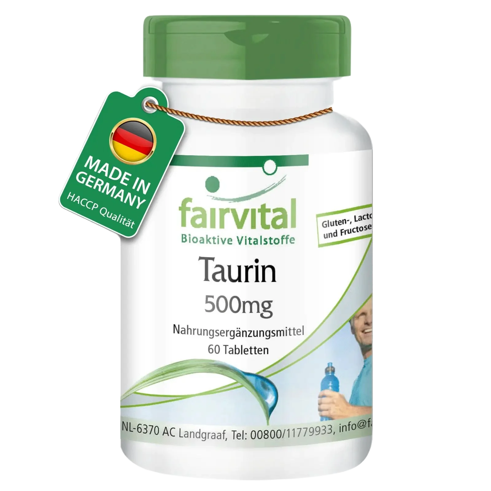 Taurine 500mg - 60 Tablets