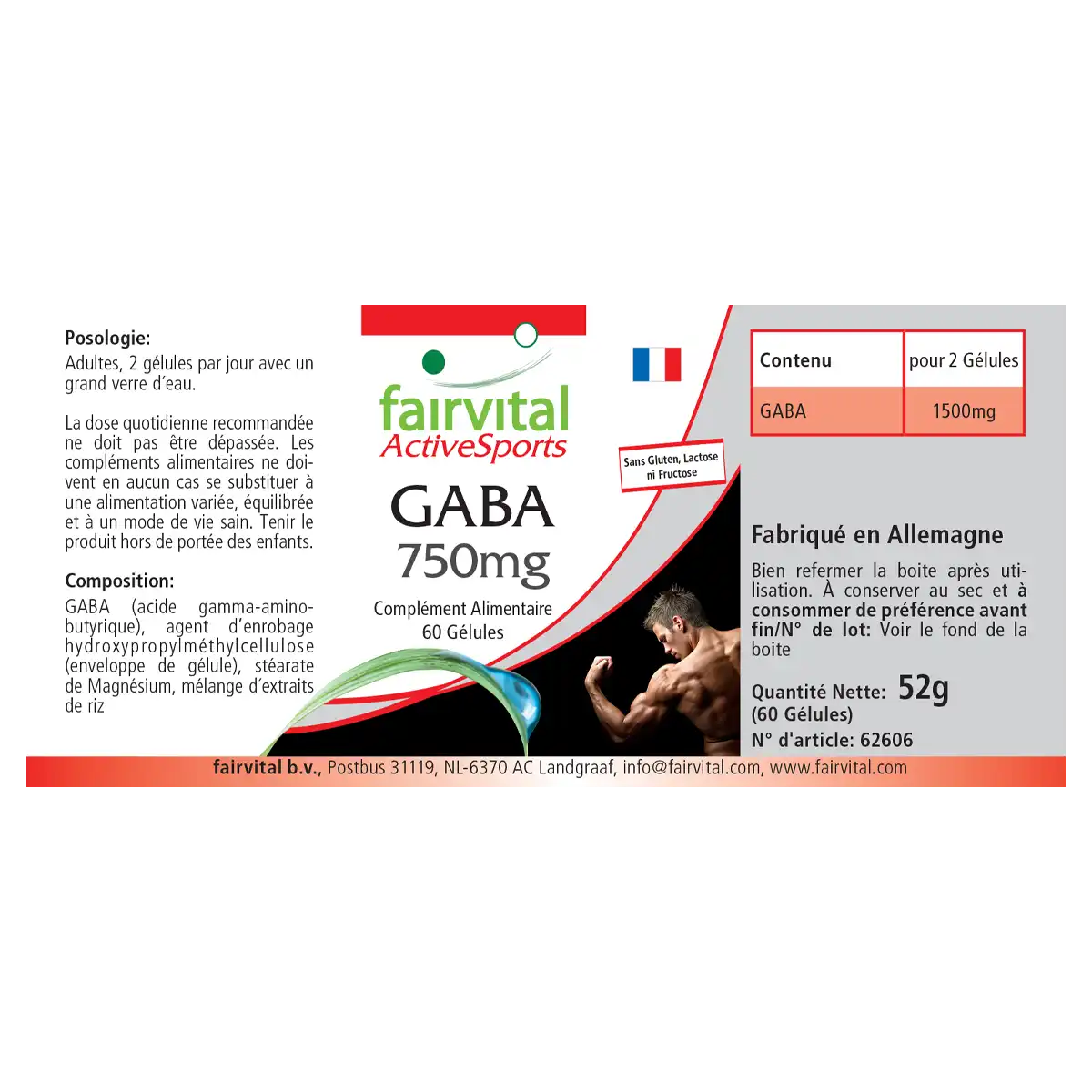 GABA 750mg - 60 Capsules GABA 750mg - 60 Capsules