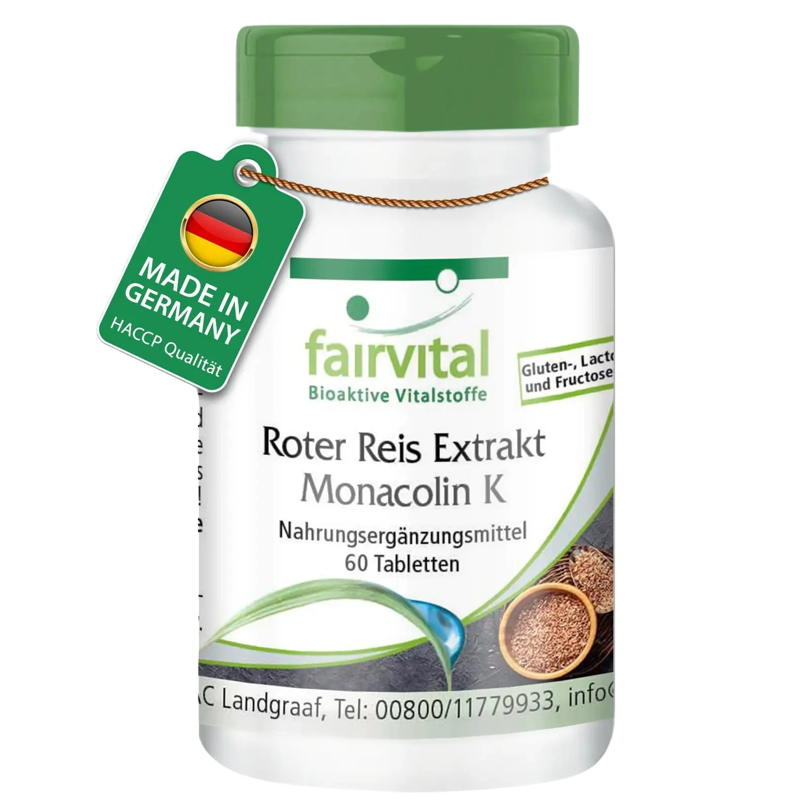 Extract van rode rijst met 2,95 mg monacoline K Extract van rode rijst met 2,95 mg monacoline K