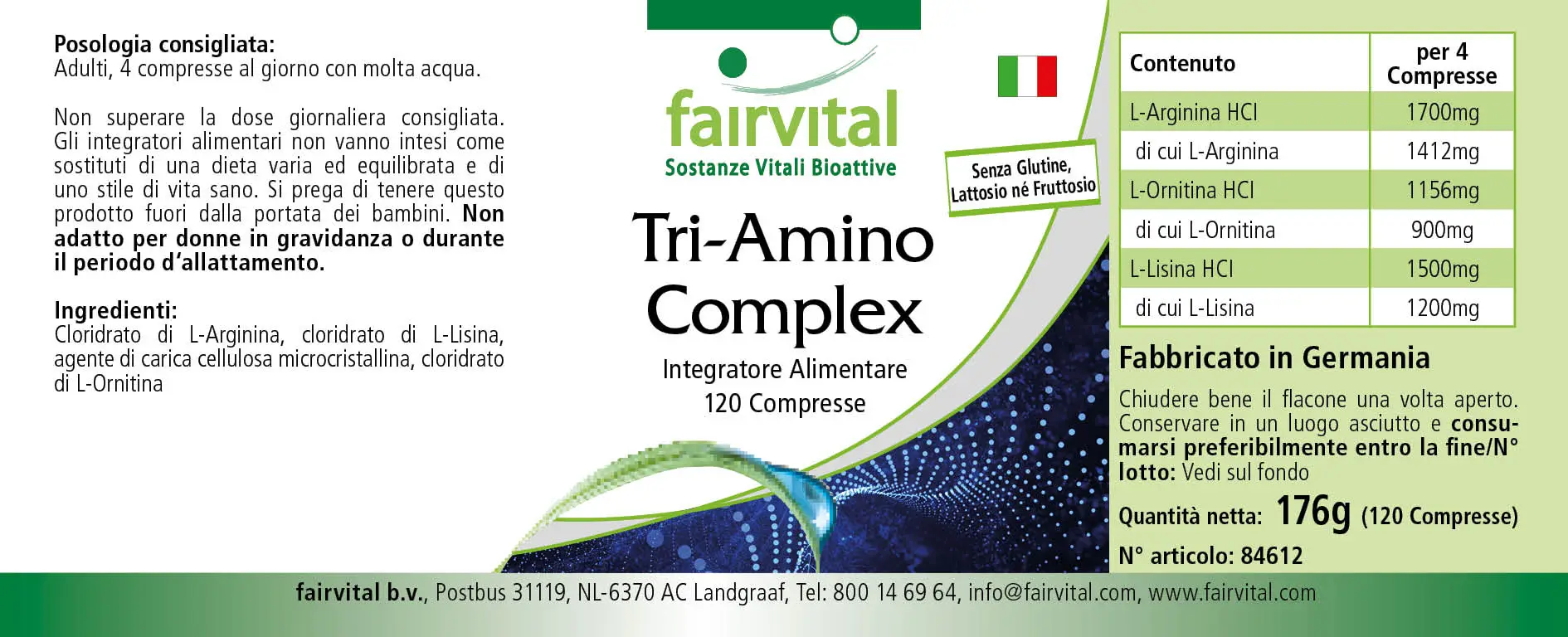 Tri-Amino-Complex - 120 tablets