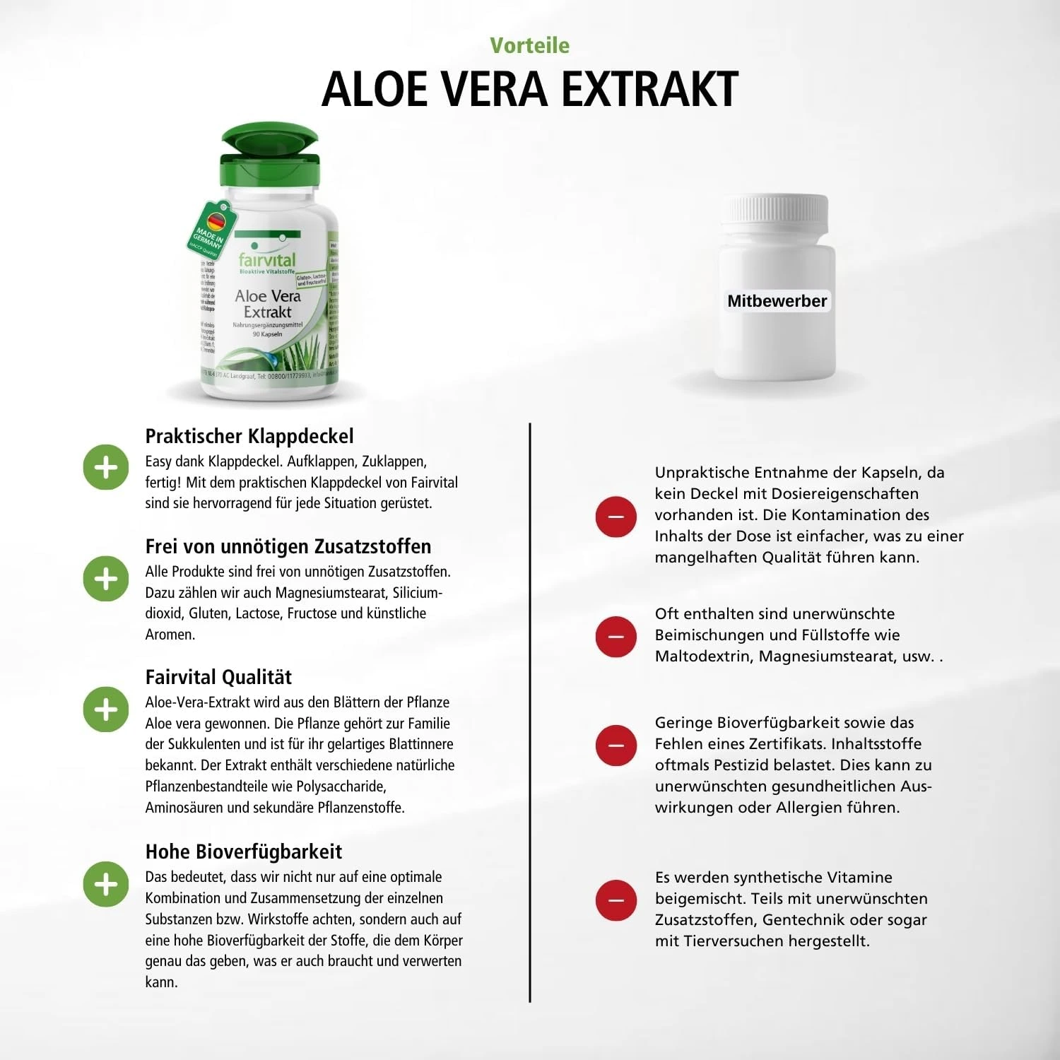 Aloë Vera Extract - 90 capsules