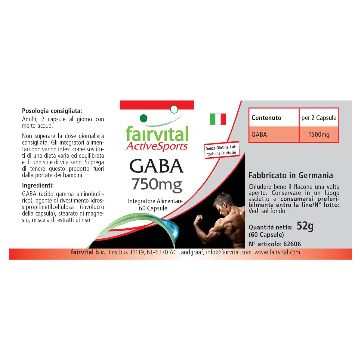 GABA 750mg - 60 Capsules GABA 750mg - 60 Capsules