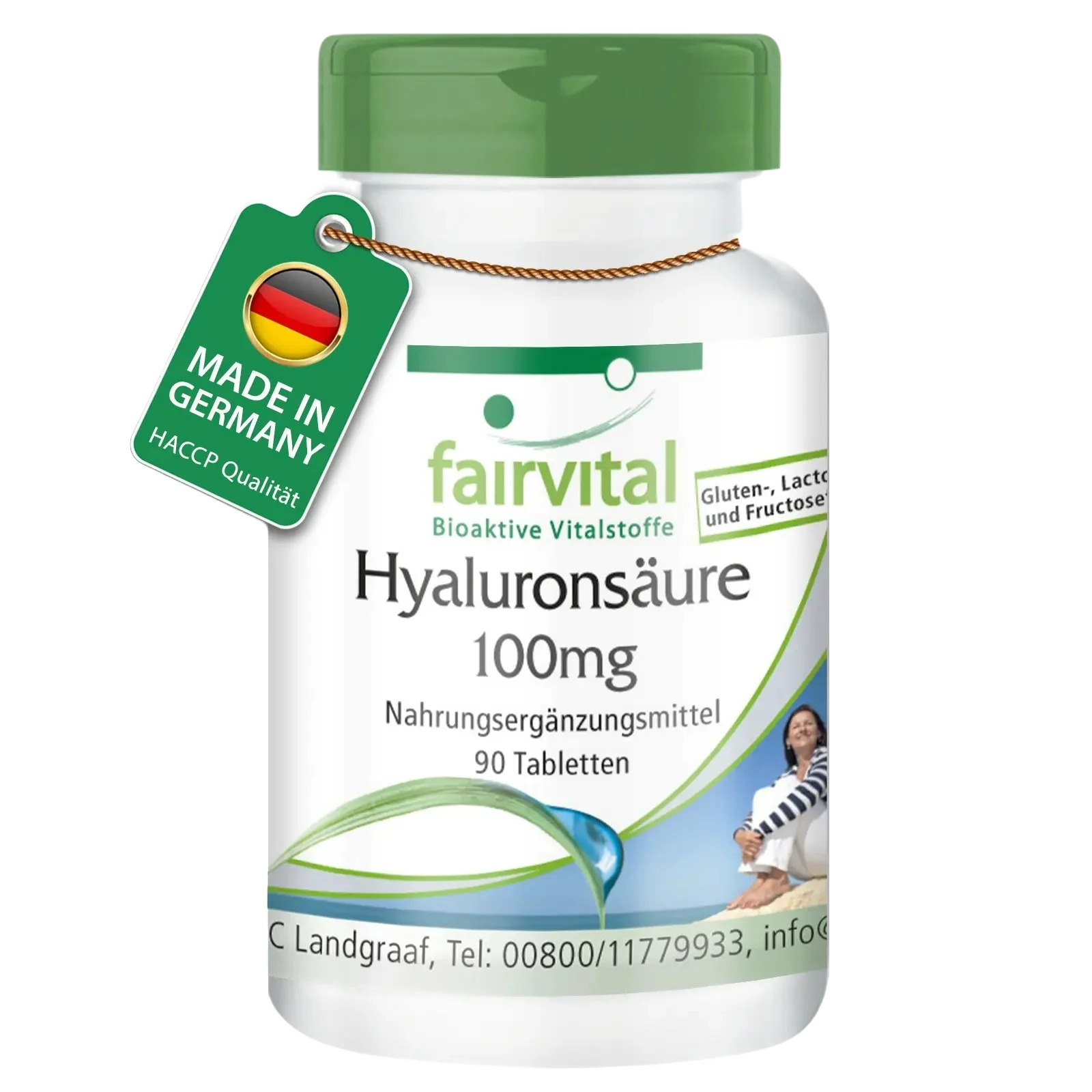 Hyaluronzuur 100mg - 90 tabletten Hyaluronzuur 100mg - 90 tabletten