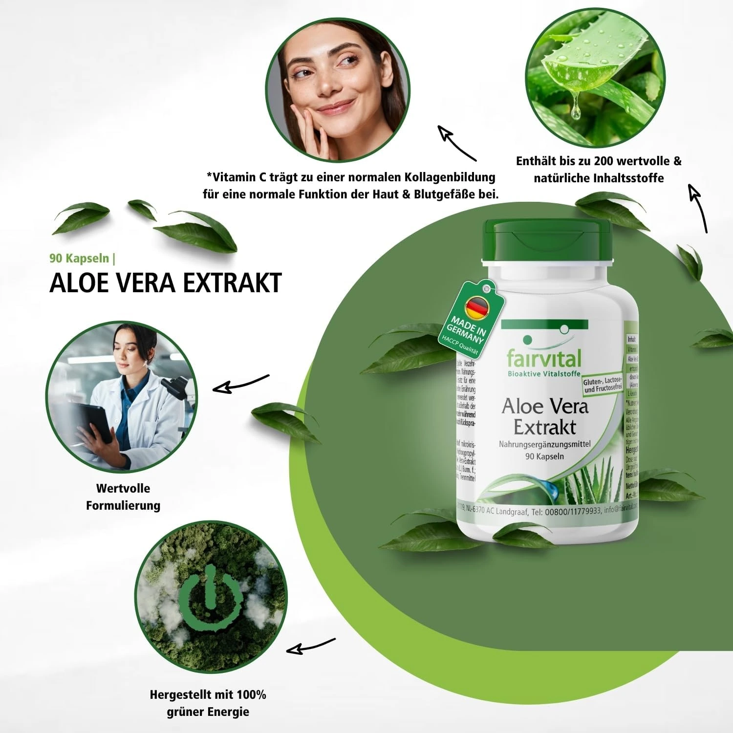 Aloë Vera Extract - 90 capsules