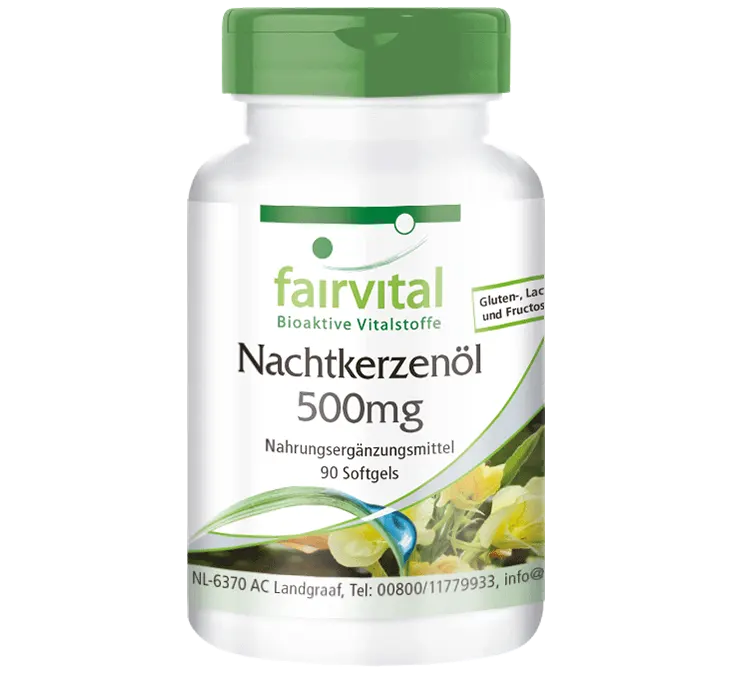 Teunisbloemolie 500mg - 90 softgels Teunisbloemolie 500mg - 90 softgels