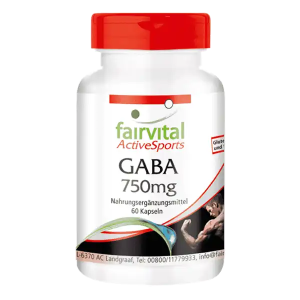 GABA 750mg - 60 cápsulas