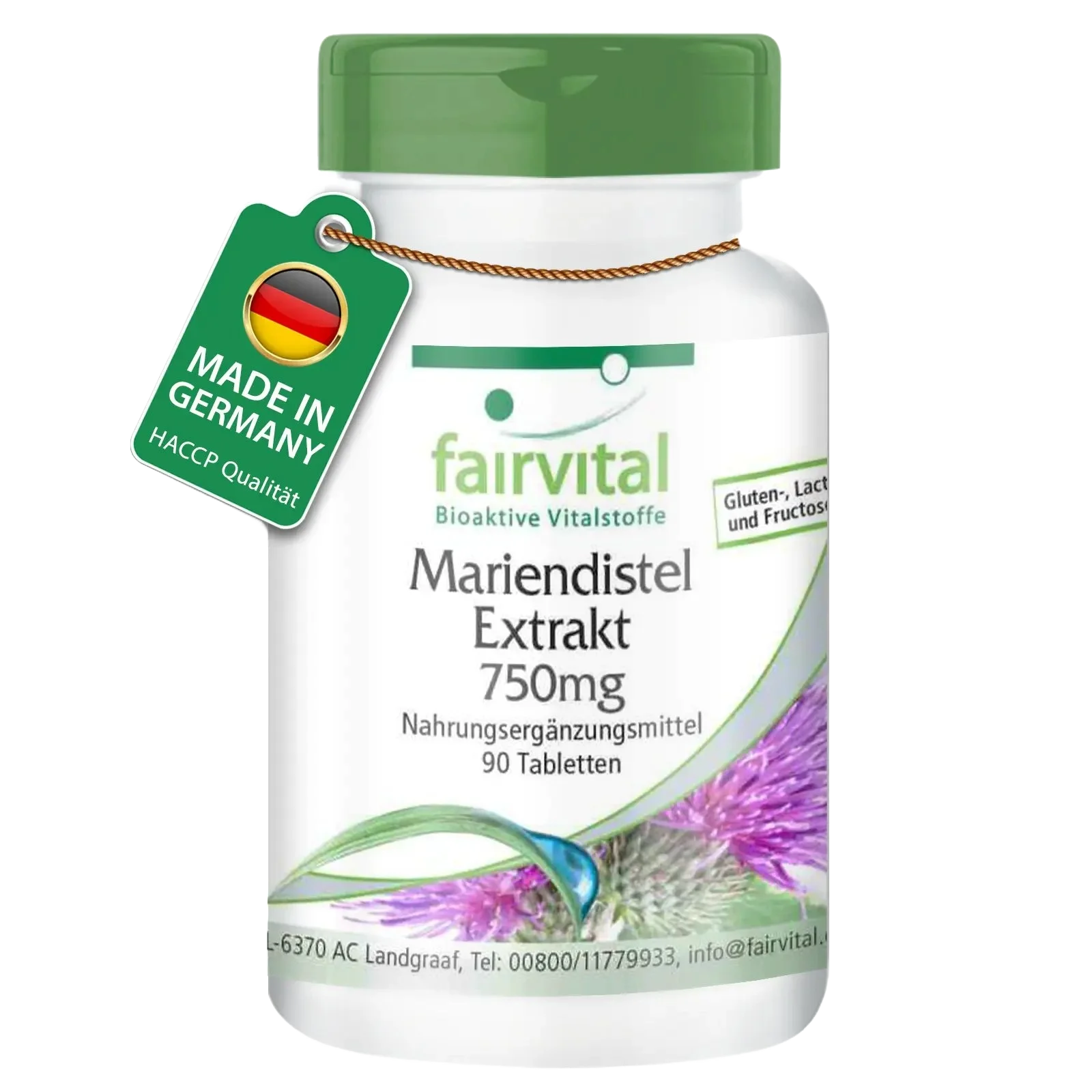 Mariadistel extract 750mg - 90 tabletten